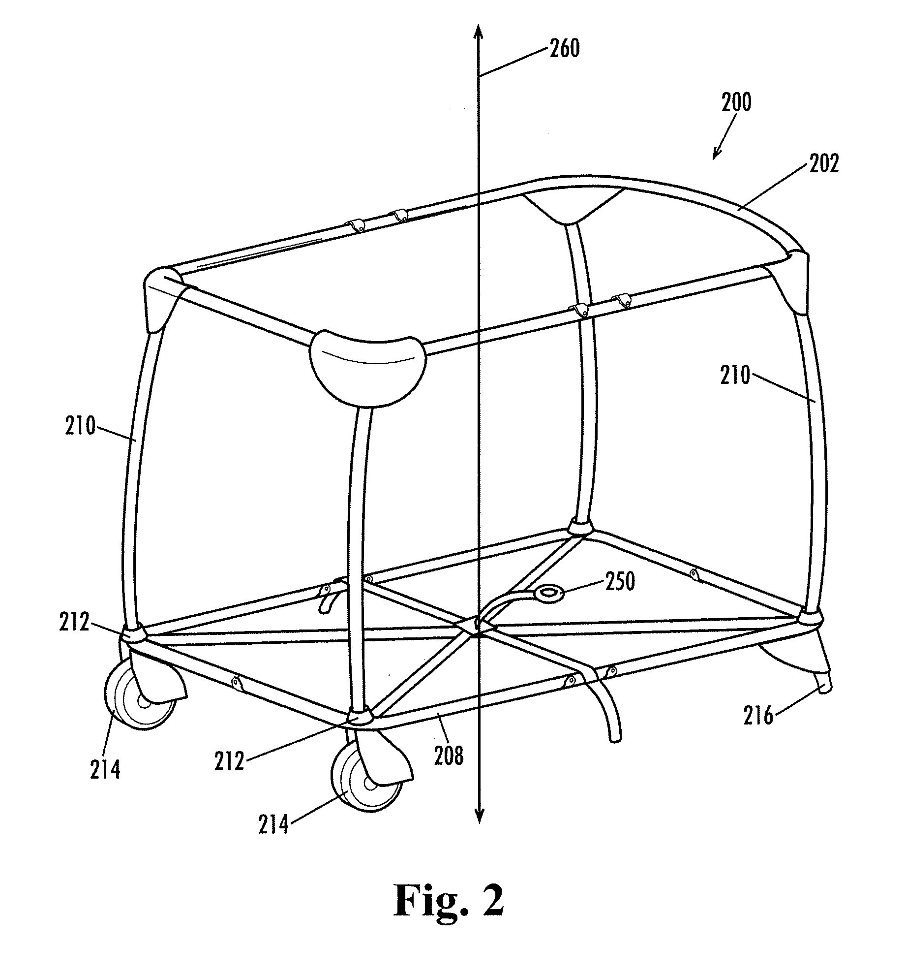 Redundant support feature for bassinet assembly and play yard combination