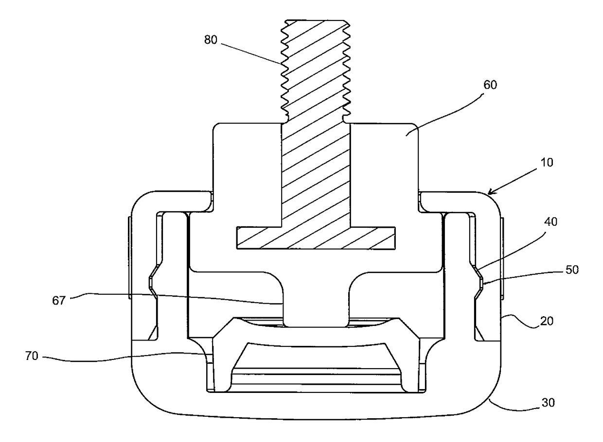 Self-adjusting furniture glide