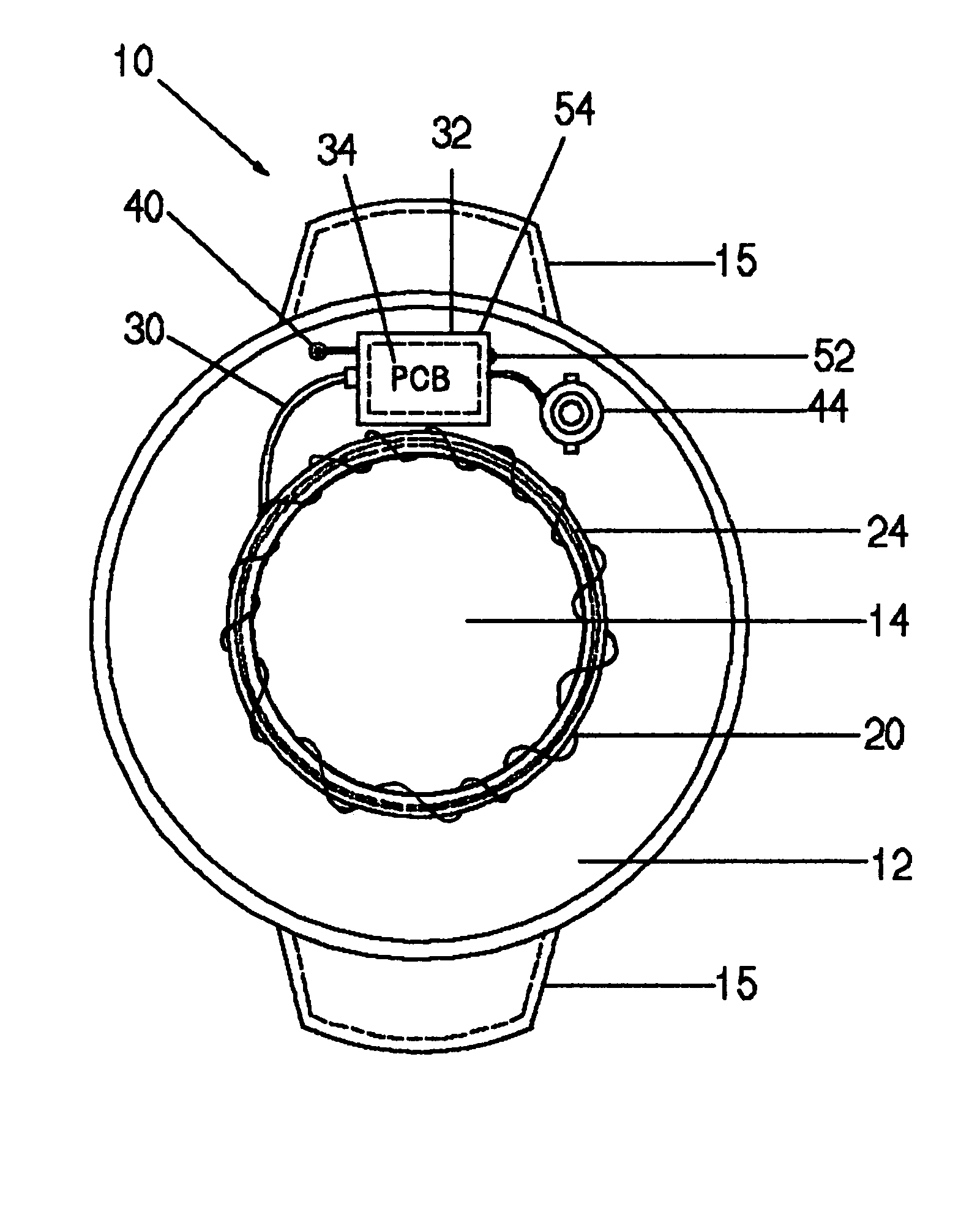 Ferrous metal detector with alarm