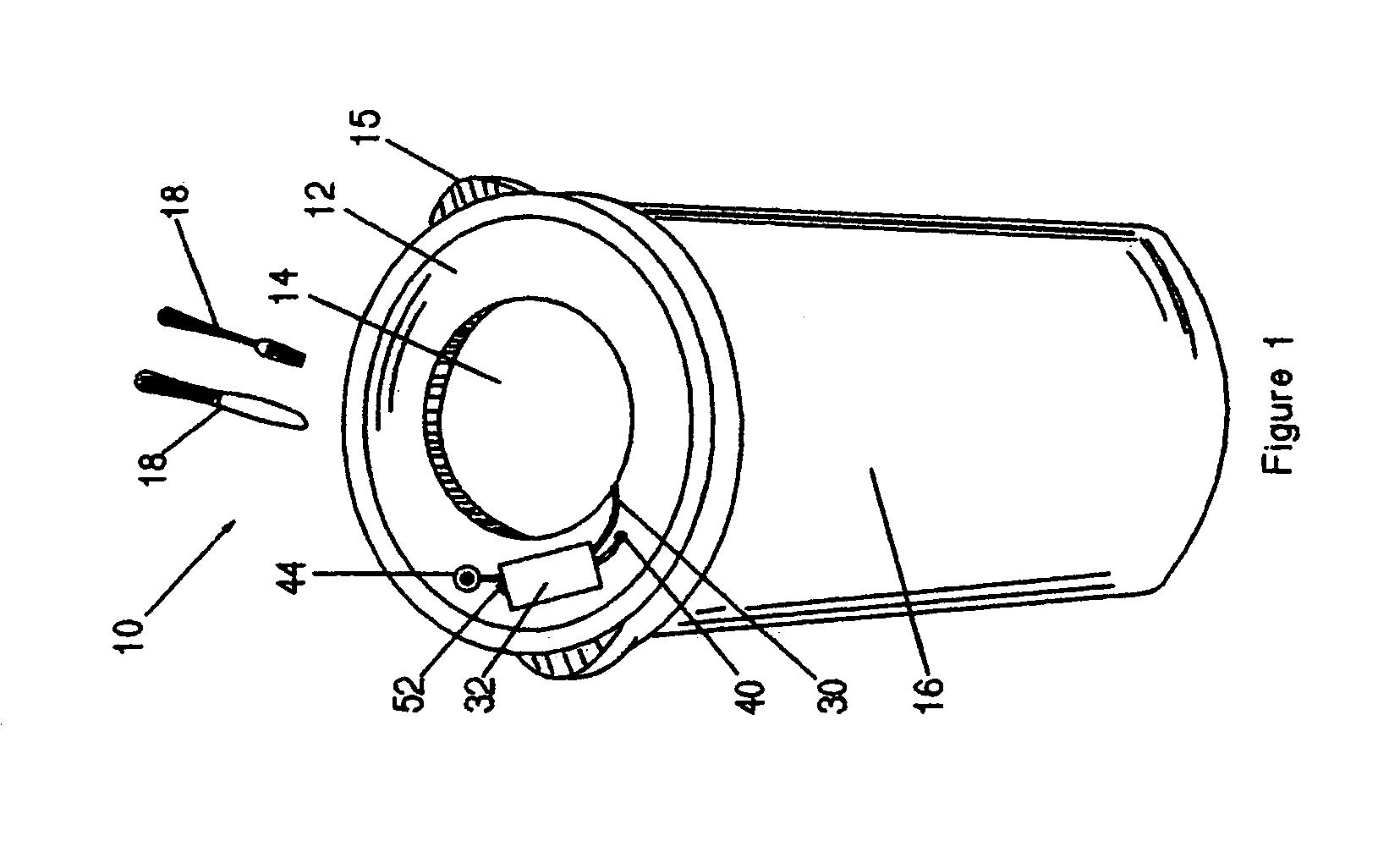 Ferrous metal detector with alarm