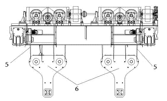 Swinging method of large-scale square object and crane thereof