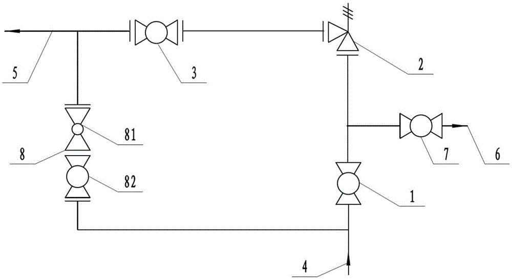 Novel safety valve pipeline of offshore oil platform