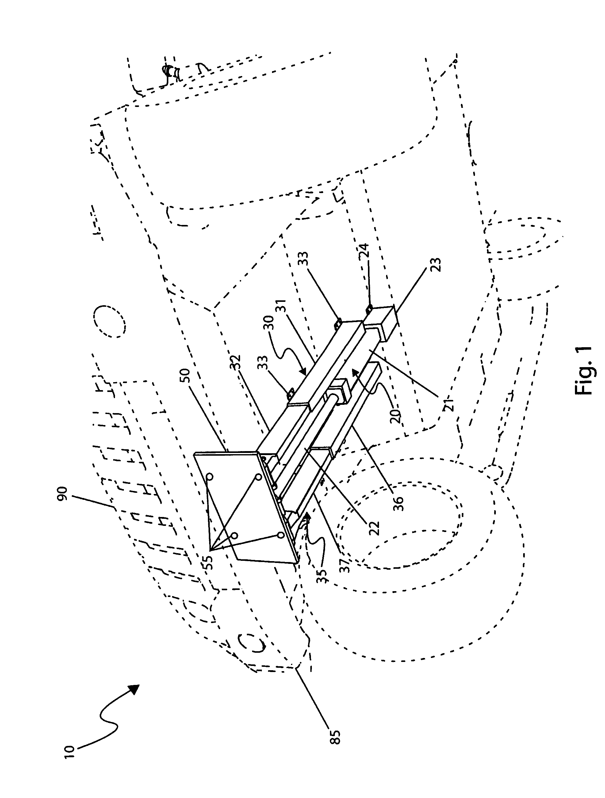 Tag plate positioning bracket