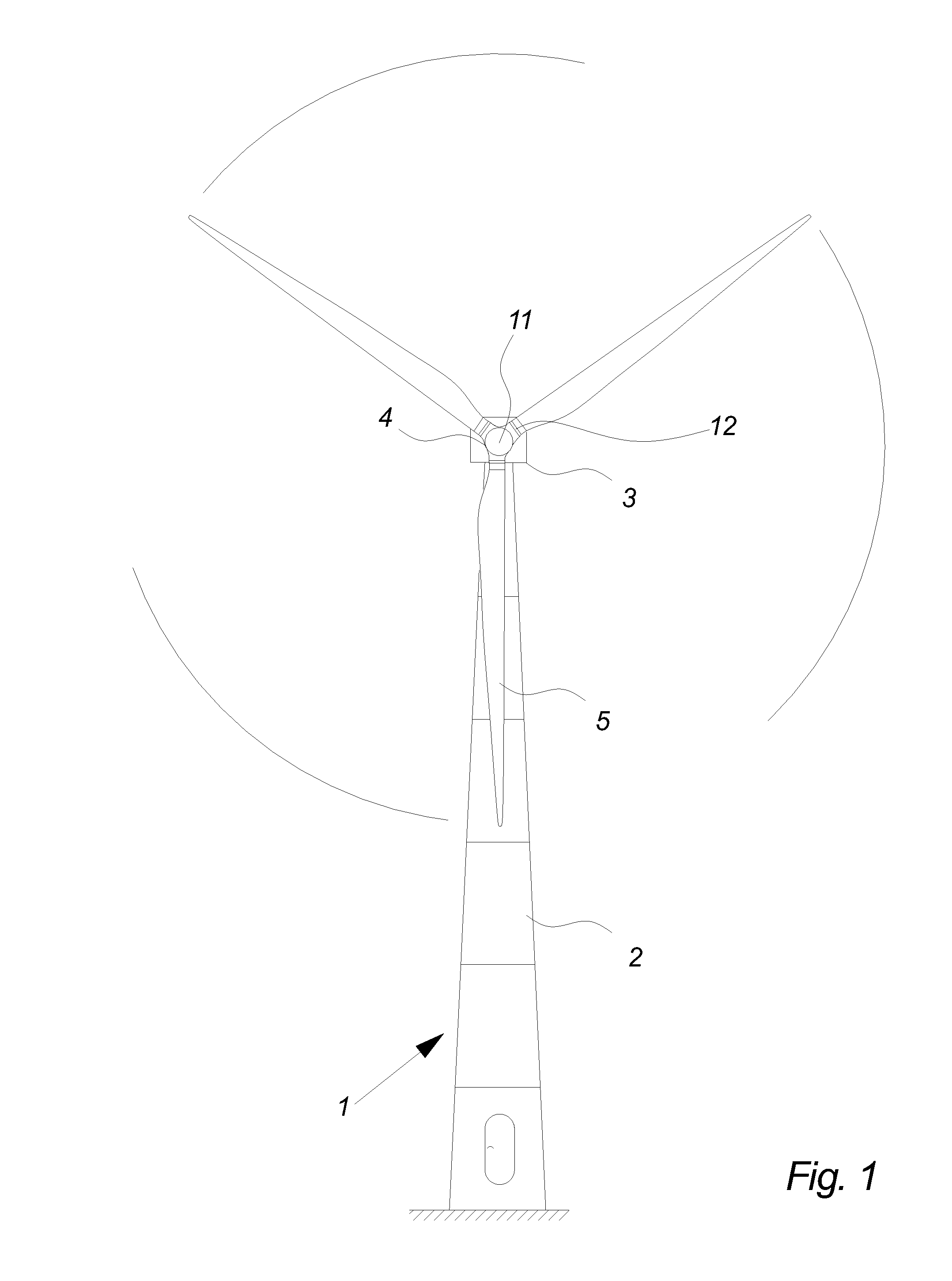 Method for De-Icing A Blade Of A Wind Turbine, A Wind Turbine And Use Thereof