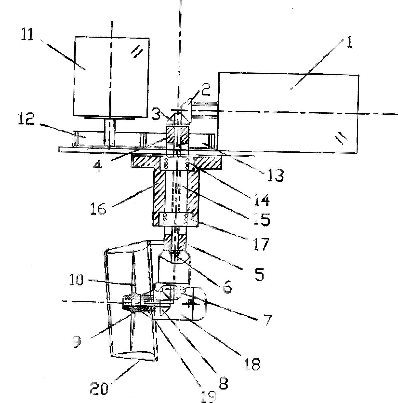 Semi-submersible platform dynamic positioning model test propulsion unit