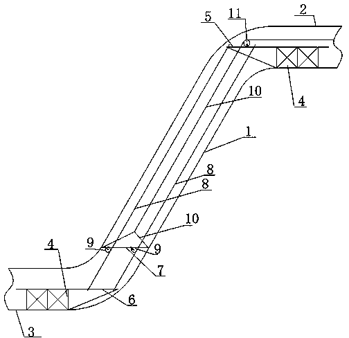 Anti-corrosion construction device for integral inner wall of penstock of hydropower station and anti-corrosion construction method for anti-corrosion construction device