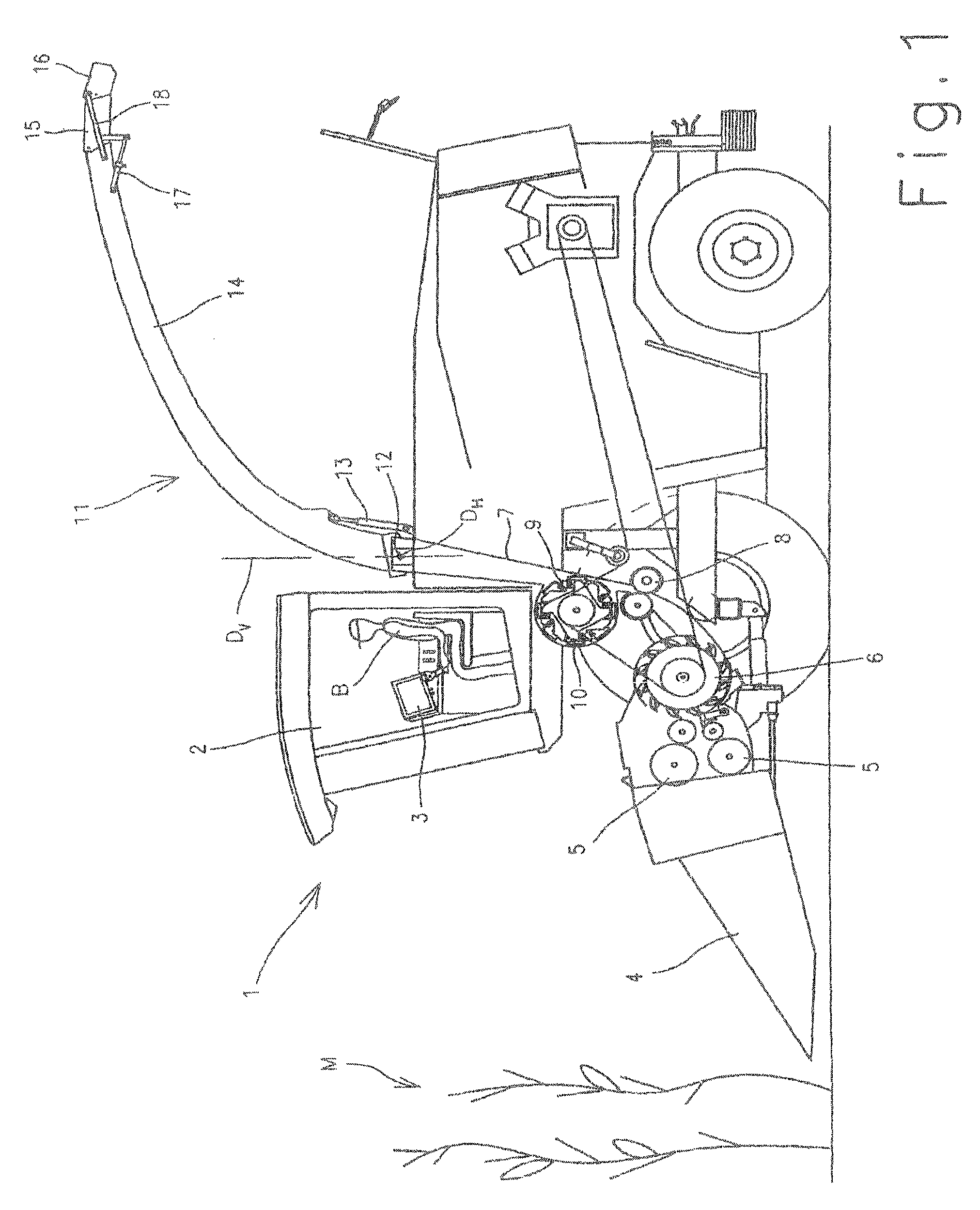 Method for transferring crop material