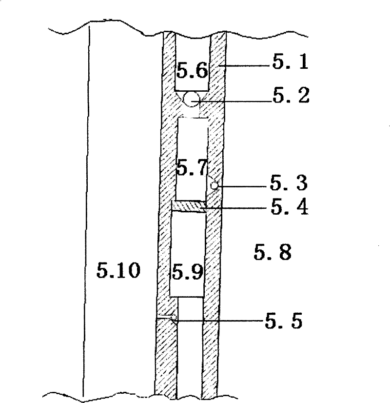 Thin interlayer steam injection thermal production well mixing-proof well completion process