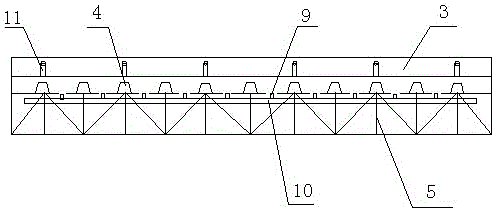 Cleaning equipment for waste soil transport vehicle