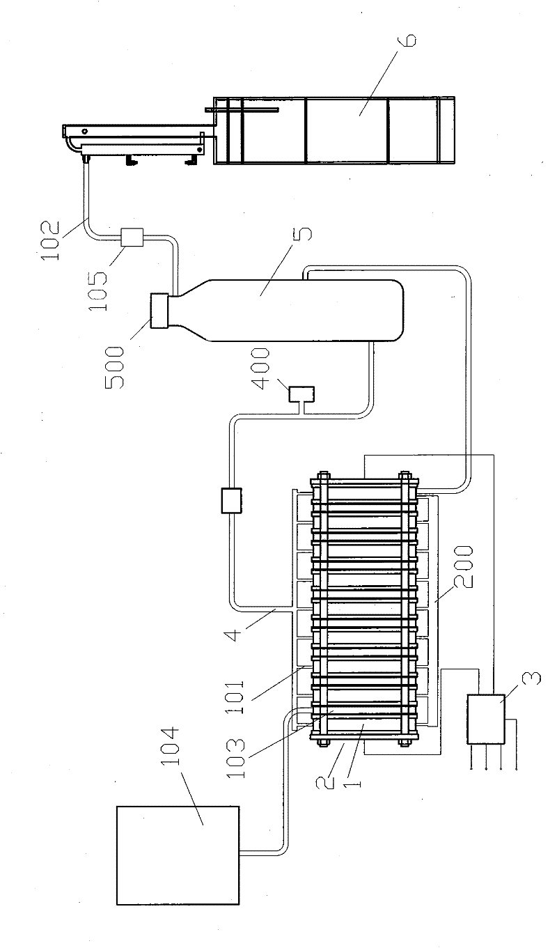 Hydrogen-oxygen mixed gas generator