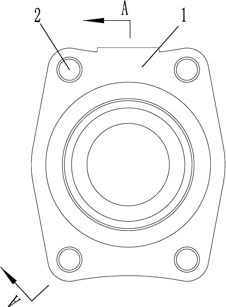 Novel axle shaft flange