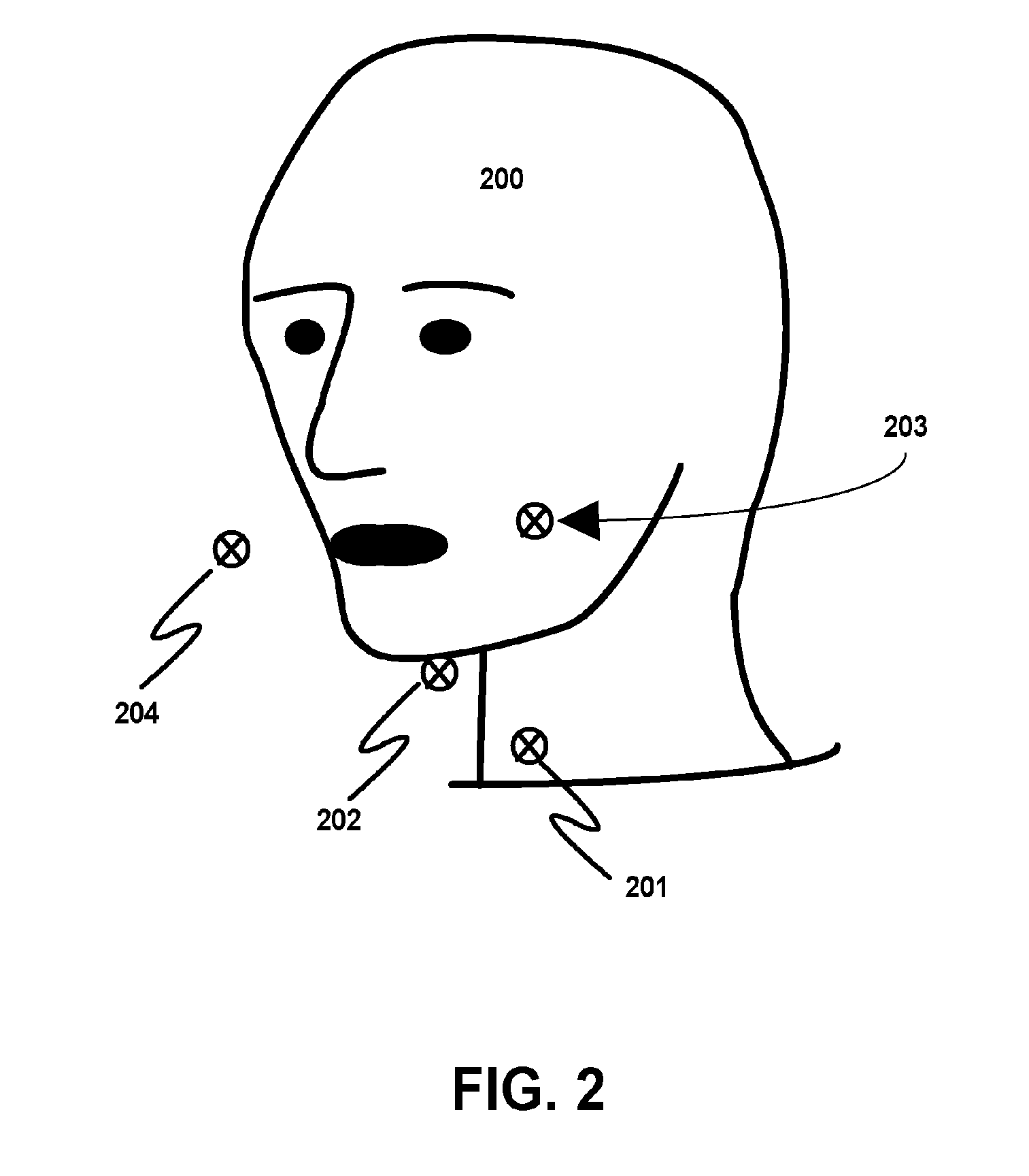 Apparatus and Method for Detecting Speech Using Acoustic Signals Outside the Audible Frequency Range