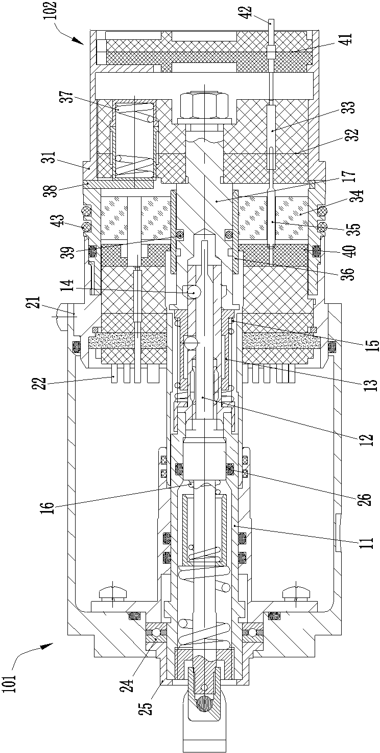 Underwater separation electric connector and plug thereof