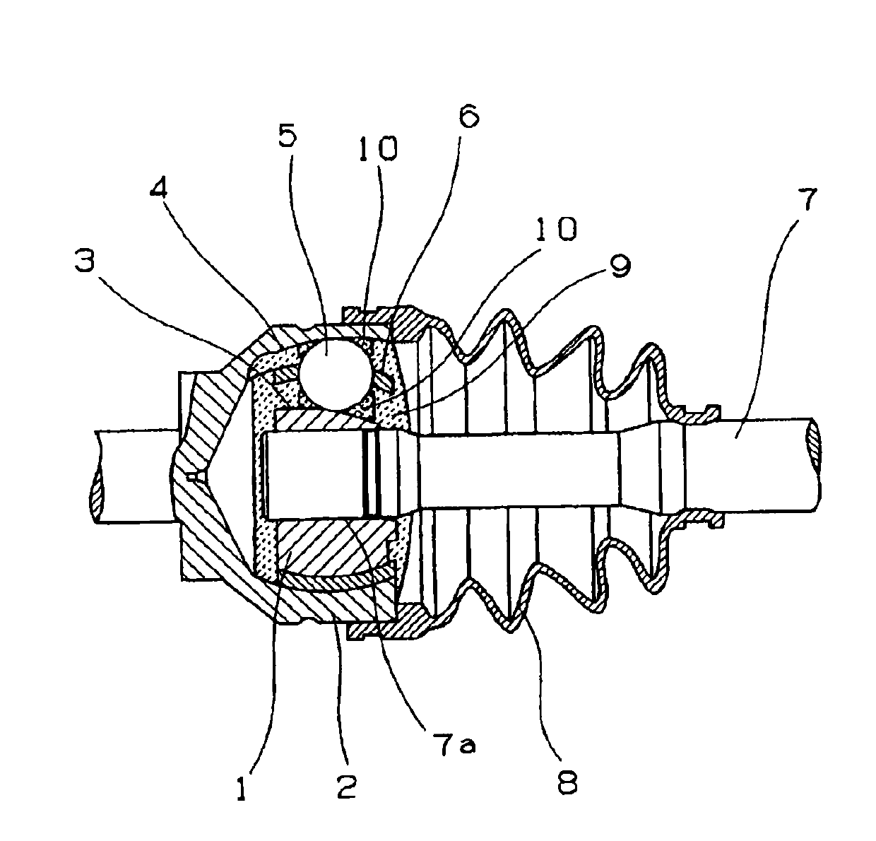 Lubricating system, bearing utilizing the system, universal joint utilizing the system, and process for production thereof