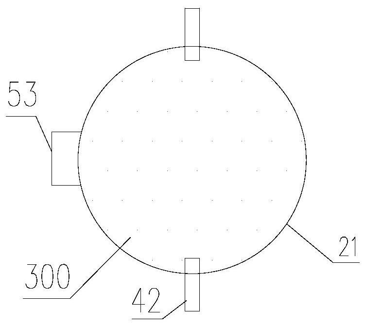 Decomposition furnace dense-dilute oxygen-containing zone partition organization combustion self-denitration system and process