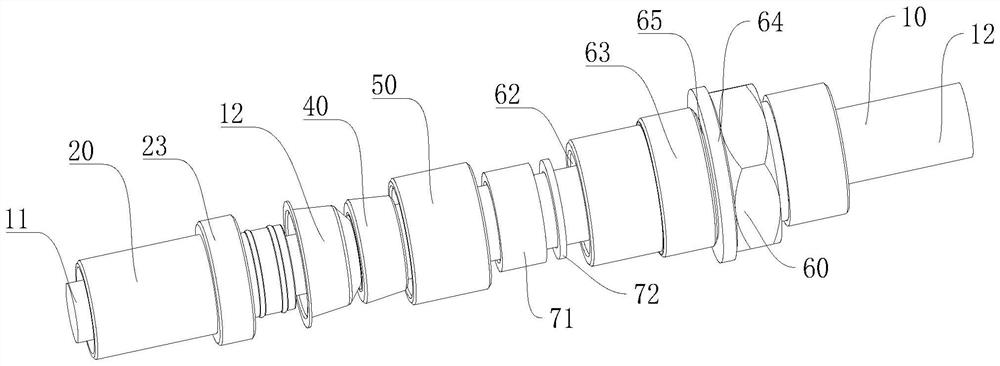 Cable mounting device and camera