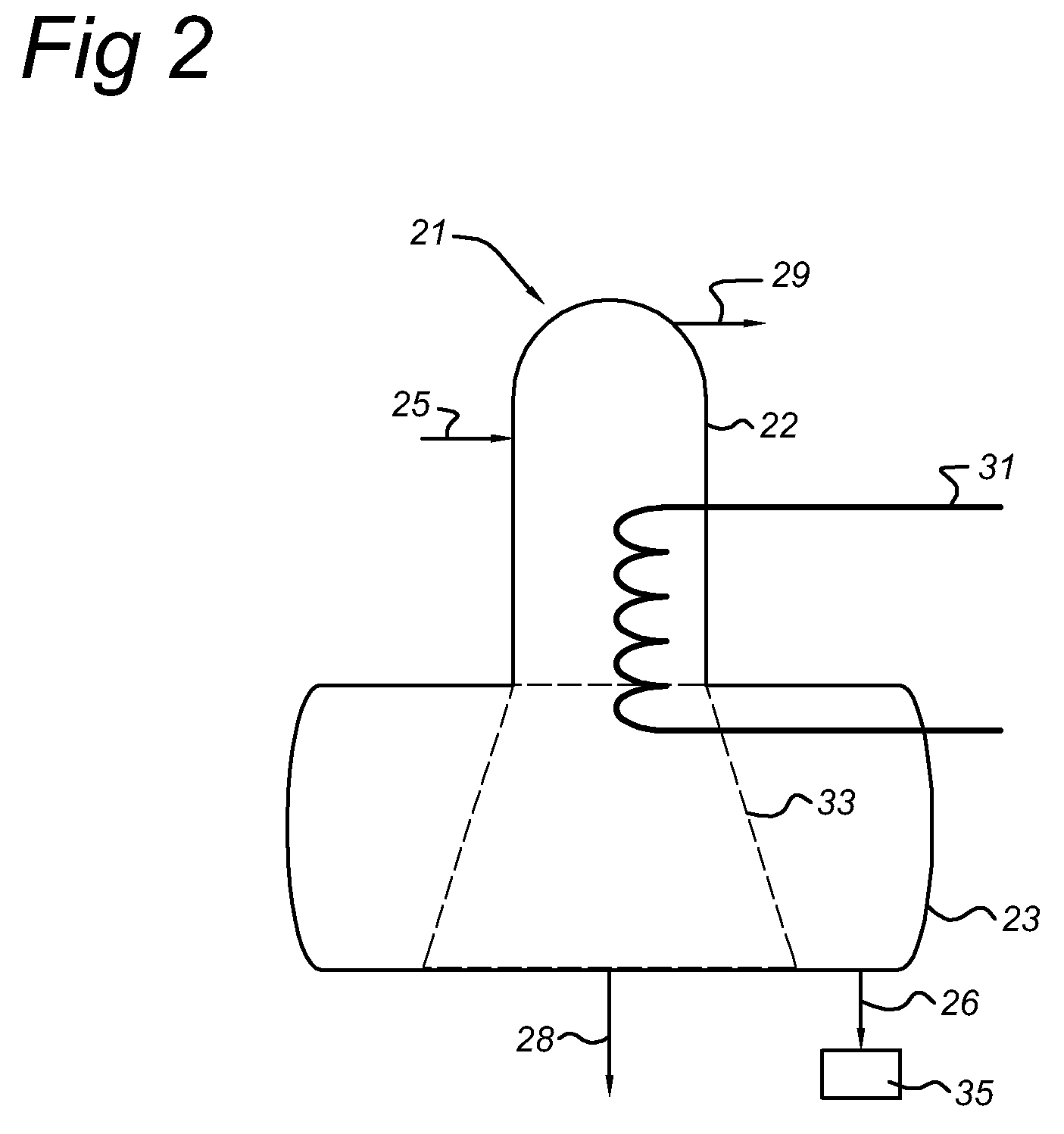 Method of removing and solidifying carbon dioxide from a fluid stream and fluid separation assembly