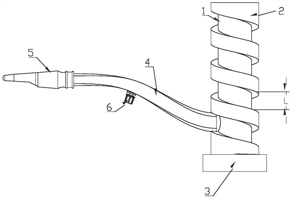 Prenatal auxiliary device for gynecological nursing