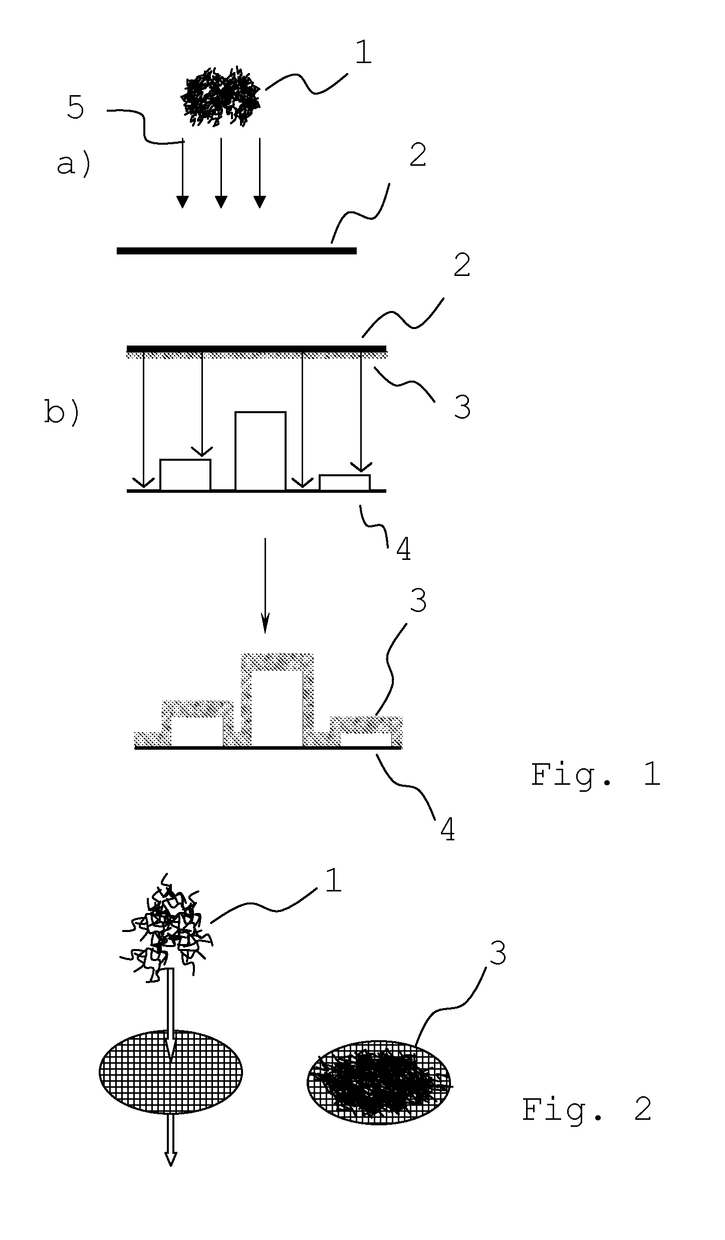 Method for the production of a conformal element, a conformal element and uses of the same