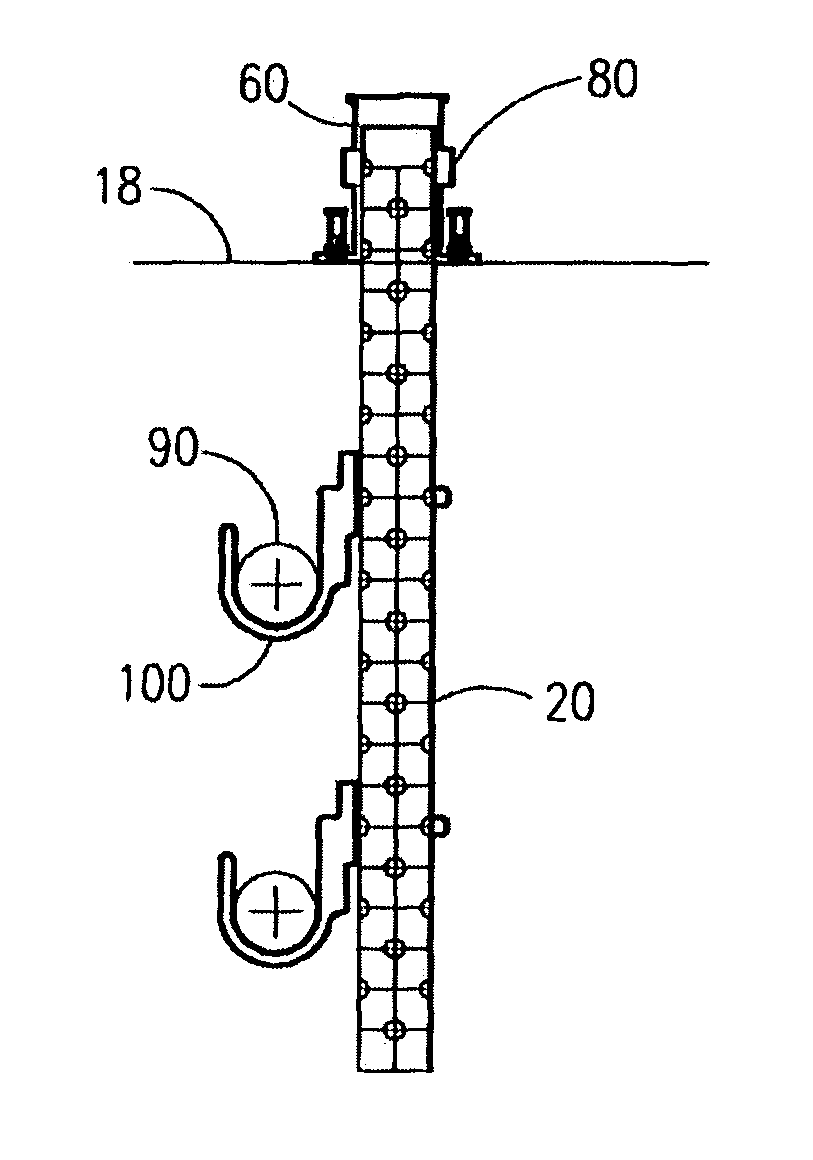 Telescopic pipe support system