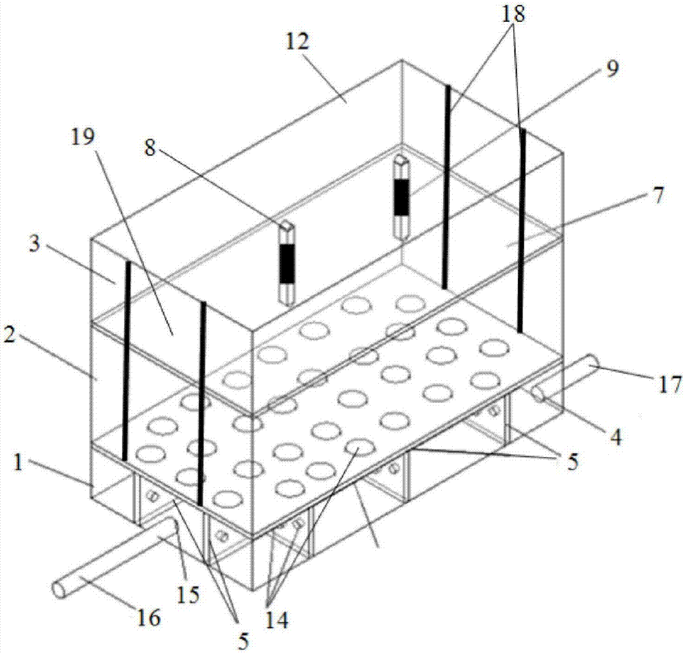 Soil frost heave force measurement device and measurement method