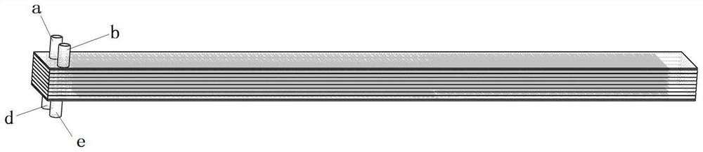 Array cylinder group type multi-stage laminated microchannel throttling heat exchange refrigerator