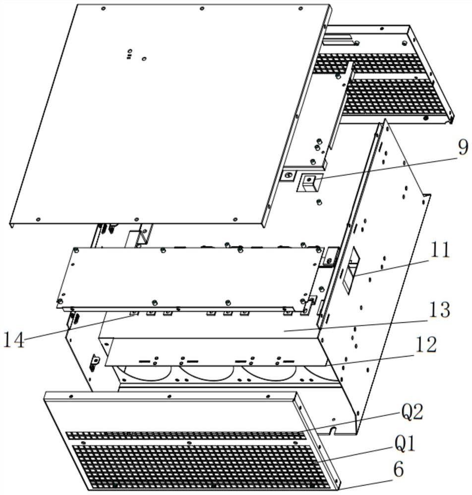 Low-loss power module with novel heat dissipation mode