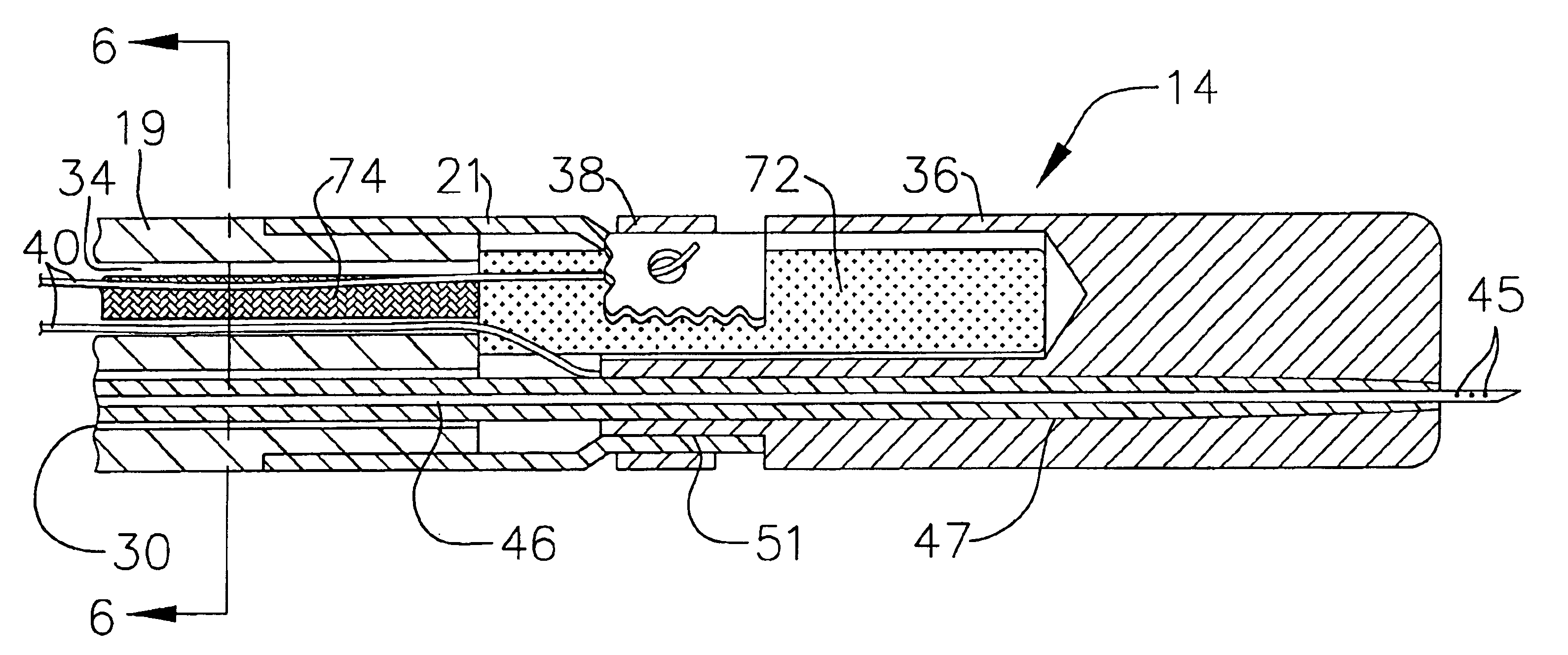 Catheter with injection needle