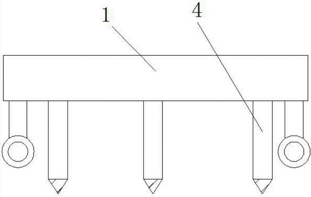 Soil deep fertilizing device capable of preventing fertilizer loss