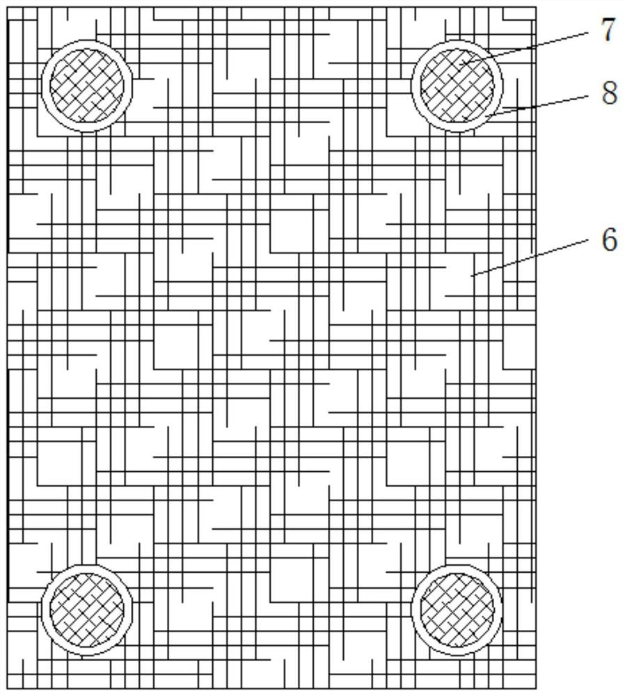 Display control surface patch protective layer structure