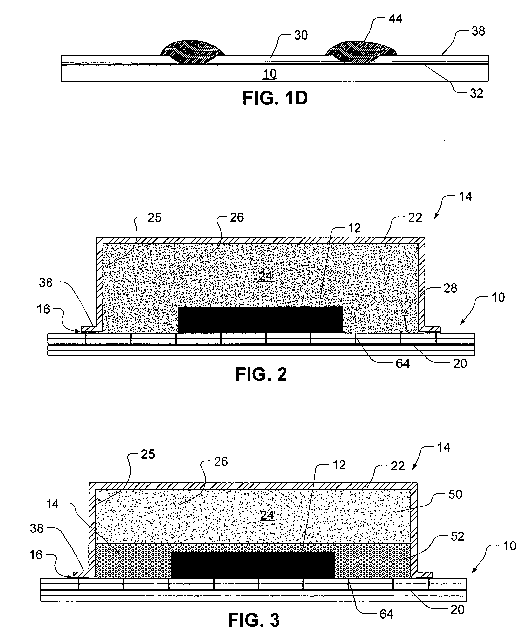 EMI absorbing shielding for a printed circuit board