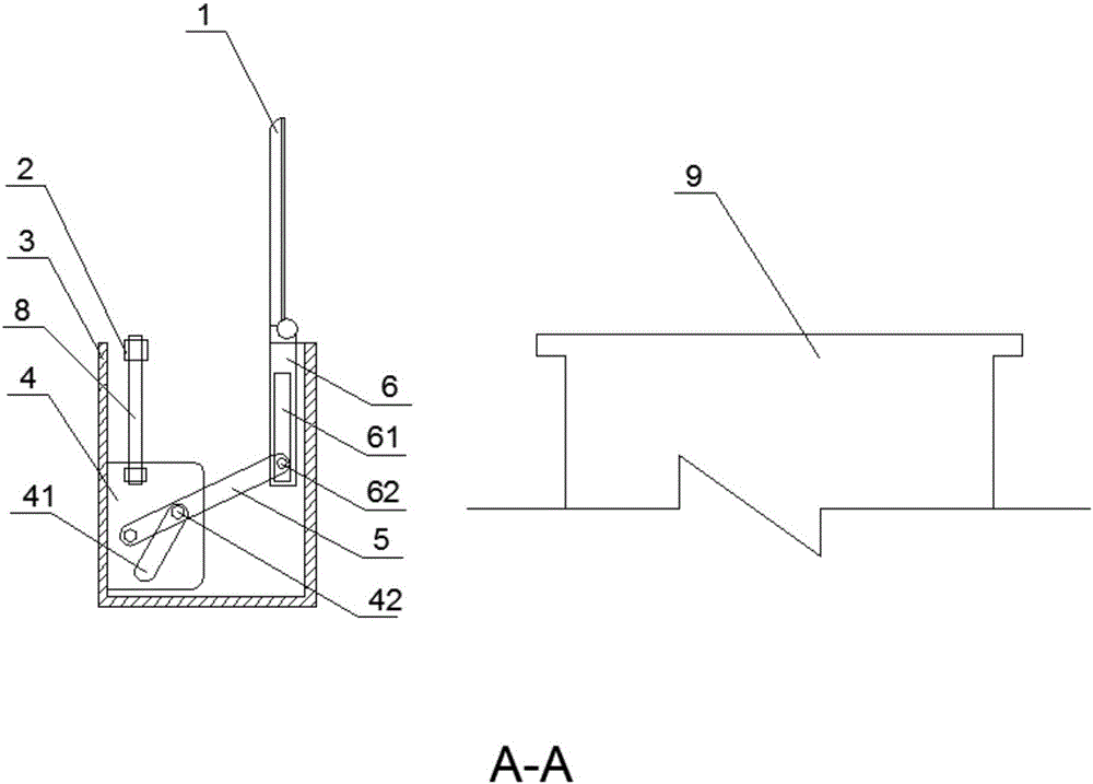 Gap filling automatic connection system