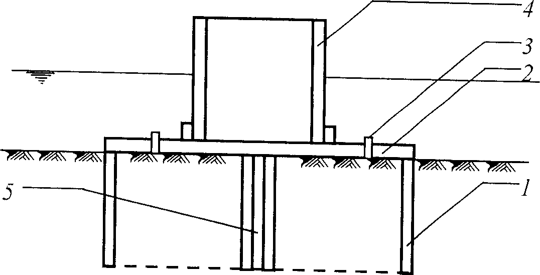 Maritime air float hauling and positioning sinking mounting method for soft-foundation box-cylinder type infrastructure