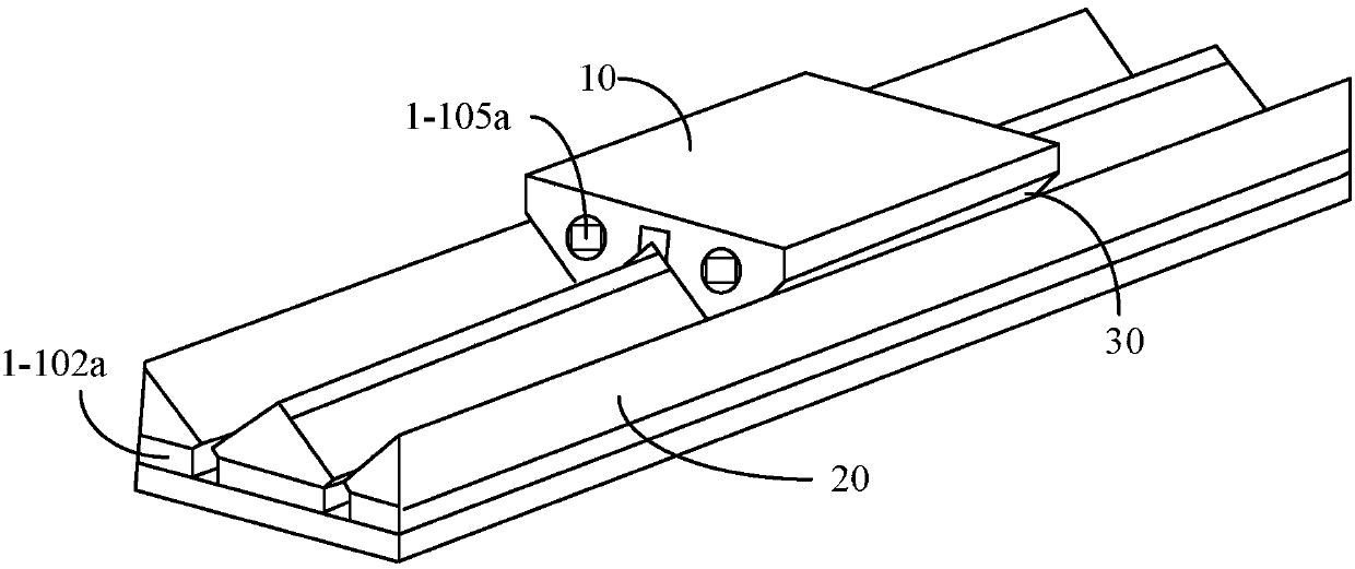 Magnetic levitation guide rail and its air gap thickness control method