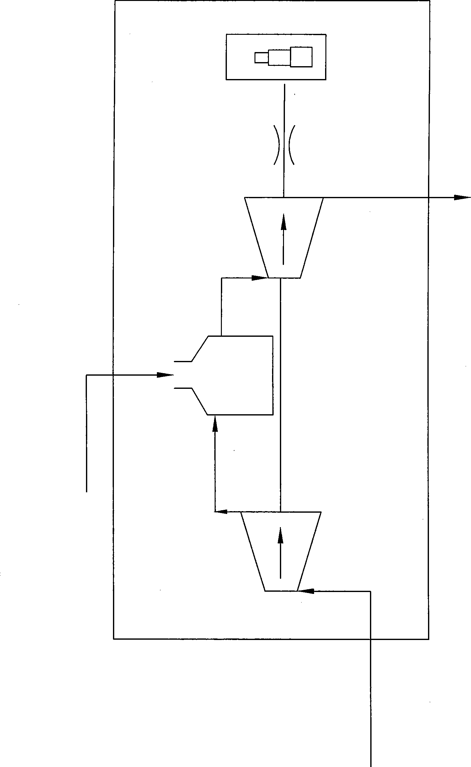 Main pipe type micro turbine group of dual-air compressor