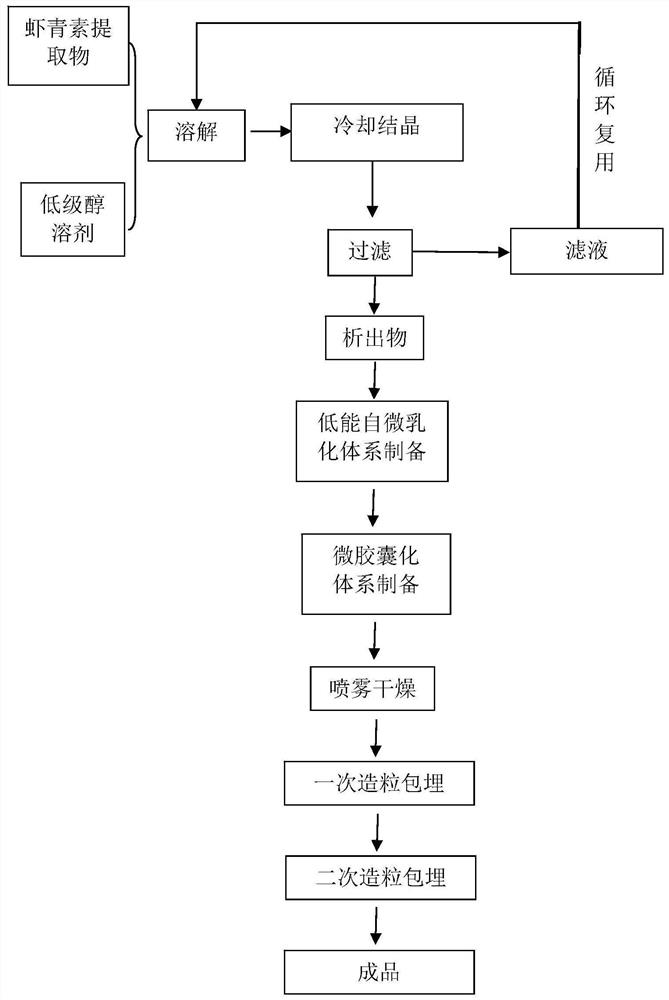 A kind of astaxanthin micro-nano solid preparation