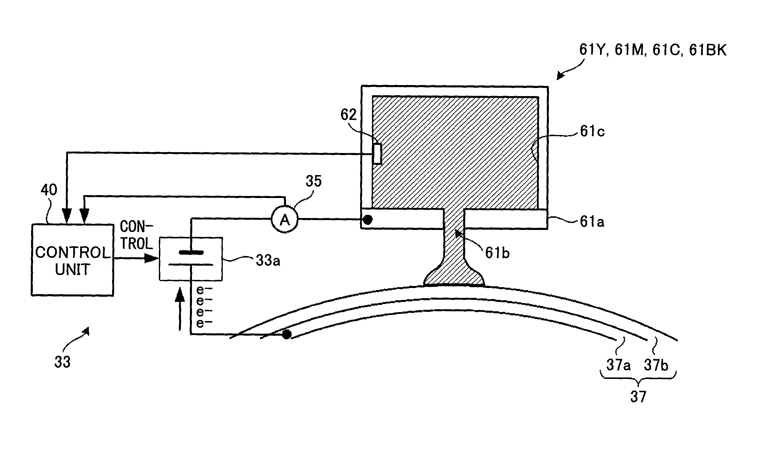 Image forming device, and image forming method