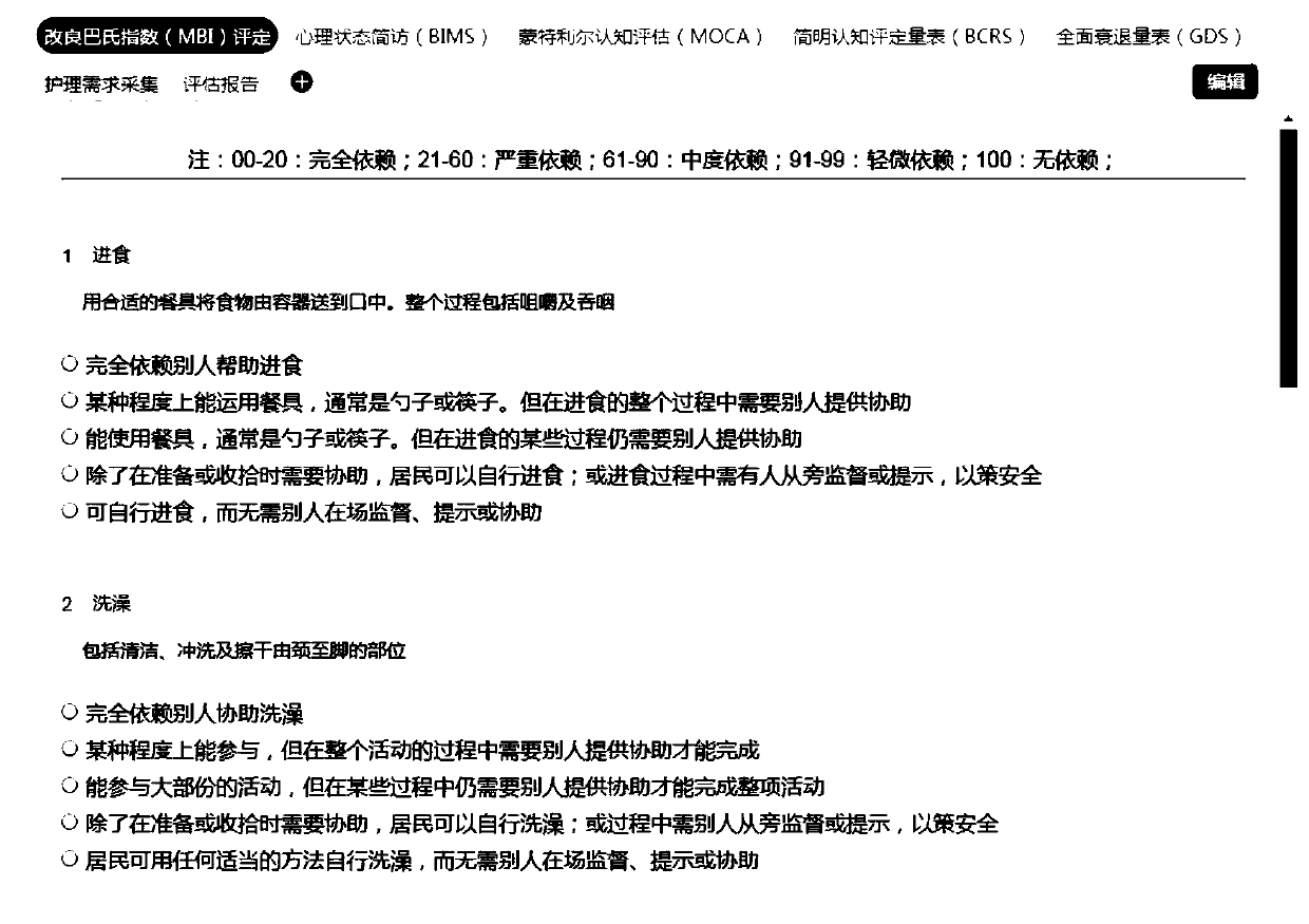 Medical care assessment report generation method, system and device and storage medium