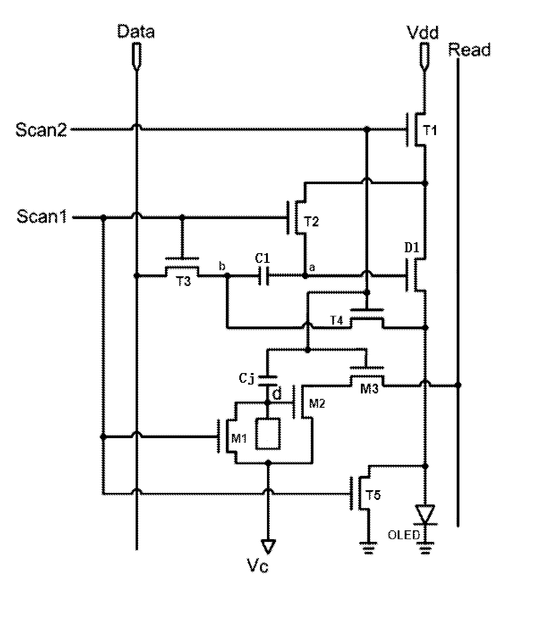 Organic light-emitting diode pixel circuit and driving method thereof