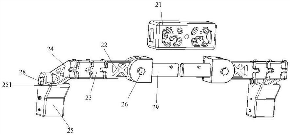 A weight-bearing walking assist exoskeleton