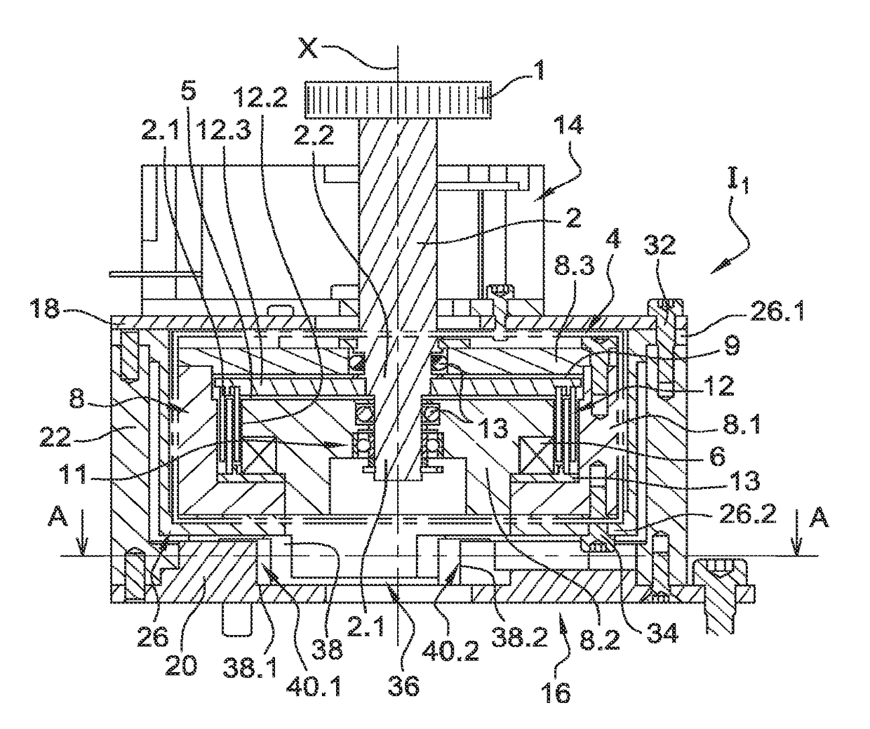 Haptic interface providing improved haptic feedback especially in the reproduction of a stop