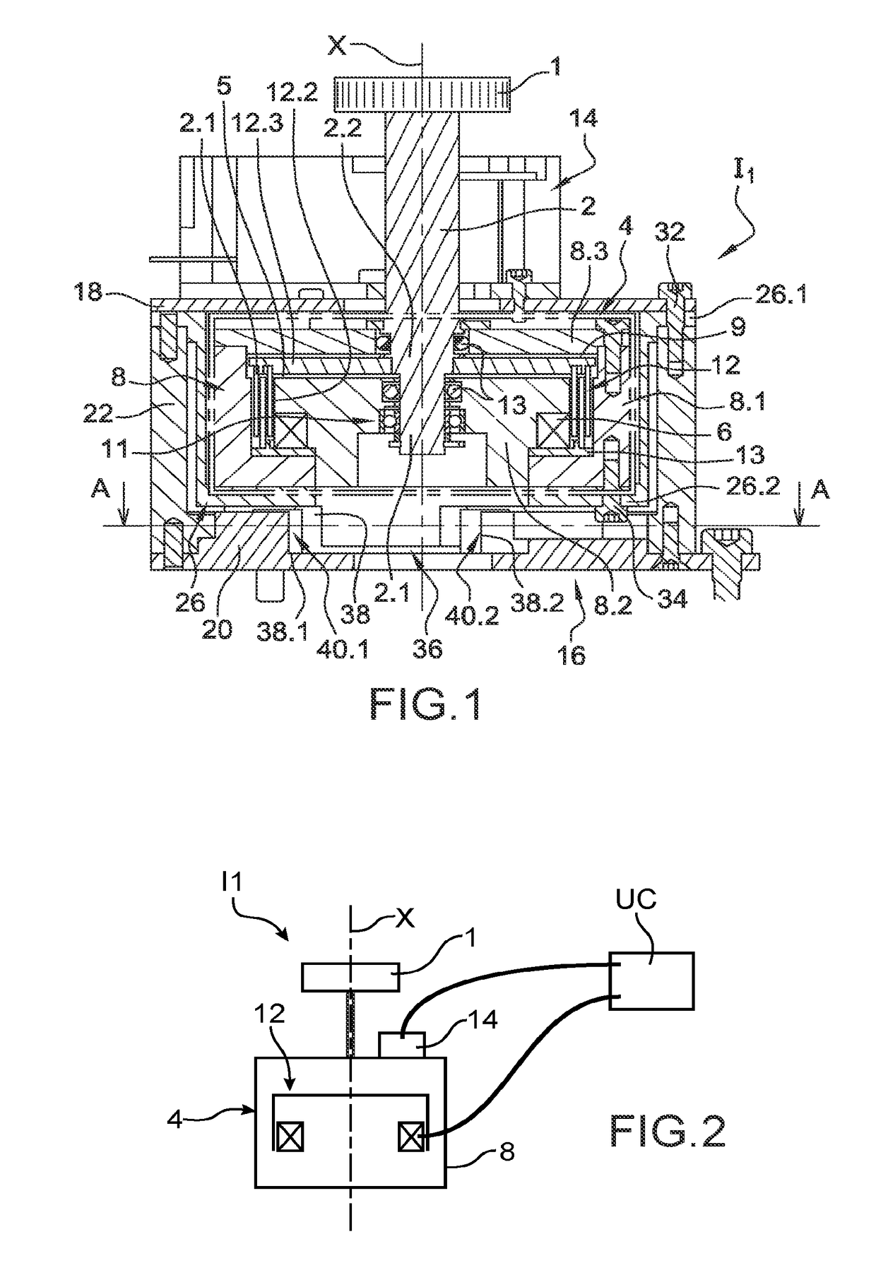 Haptic interface providing improved haptic feedback especially in the reproduction of a stop