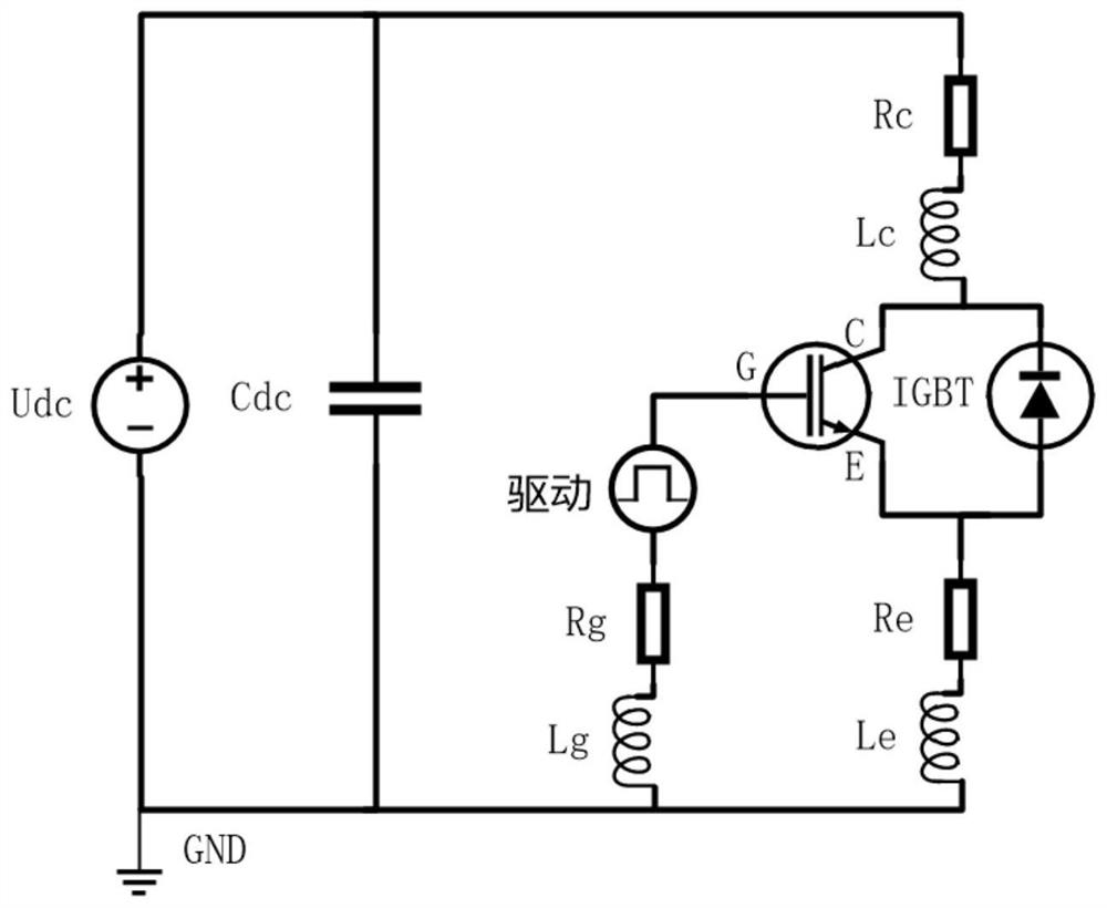 Crimping type power chip packaging structure