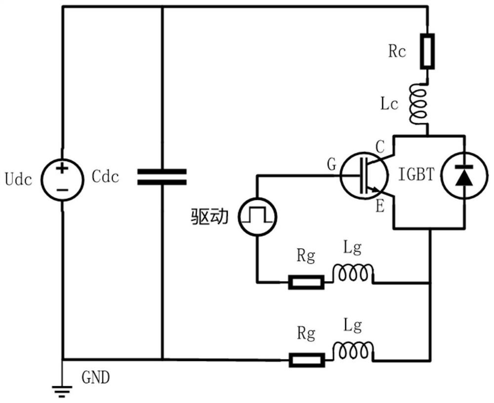 Crimping type power chip packaging structure