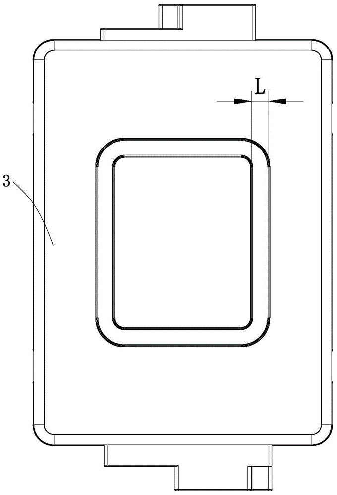 Rectangular case type electric power-assisted steering controller