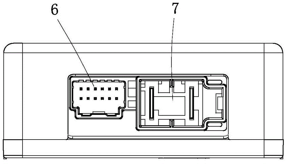 Rectangular case type electric power-assisted steering controller