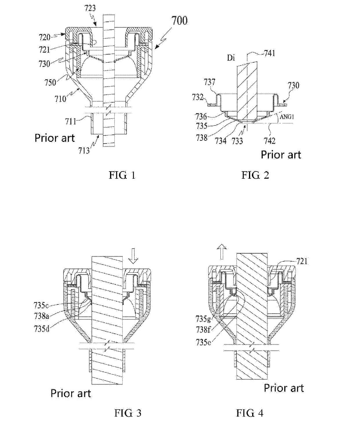 Trocar seal membrane comprising reverse concave-channel