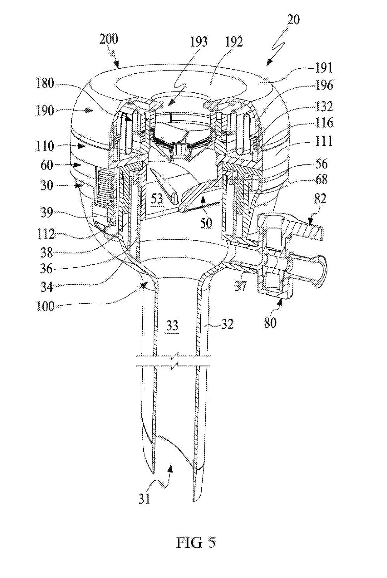 Trocar seal membrane comprising reverse concave-channel