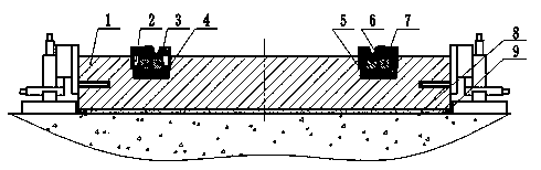 Quick construction method of embedded rail system