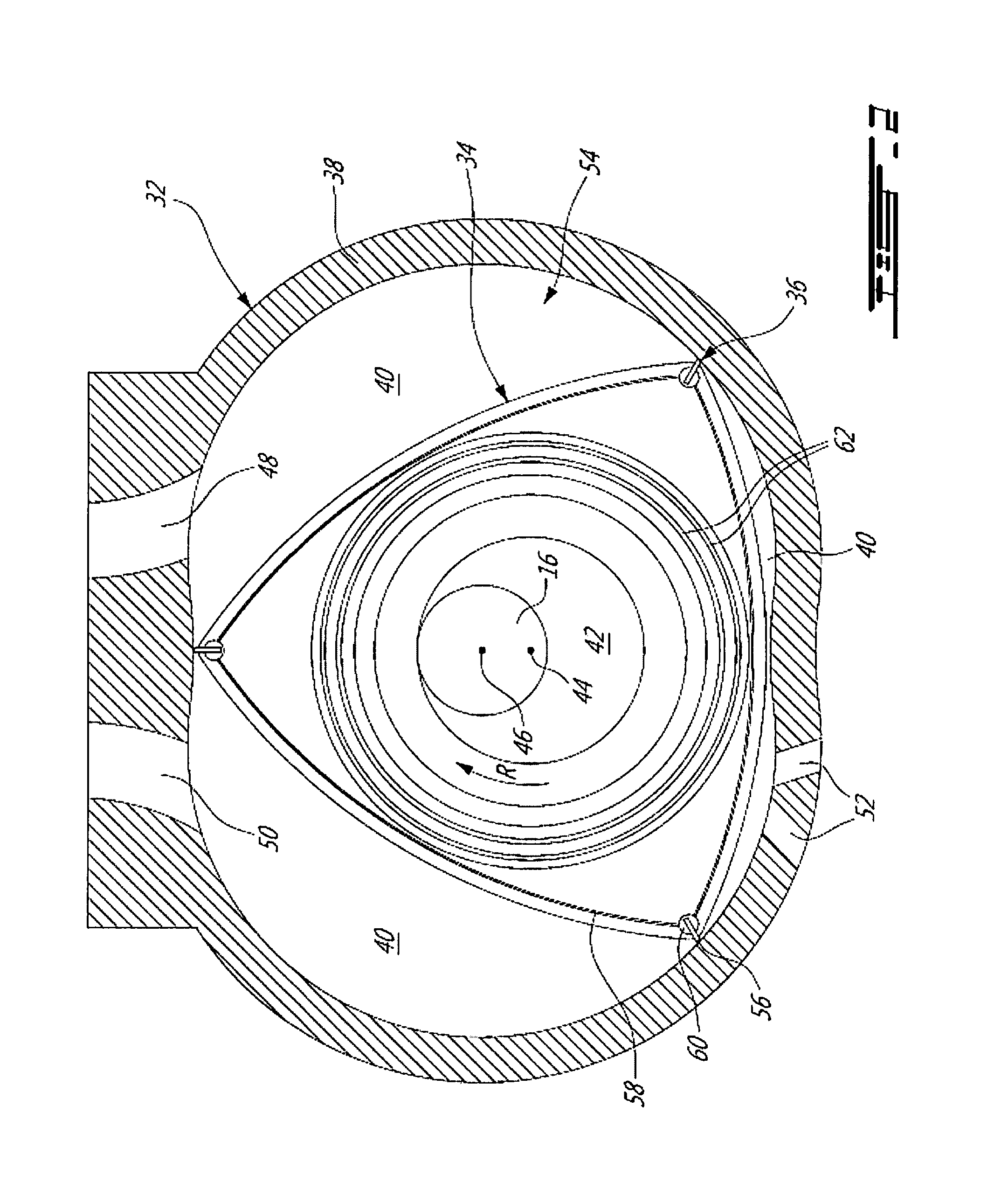 Compound engine assembly with direct drive of generator